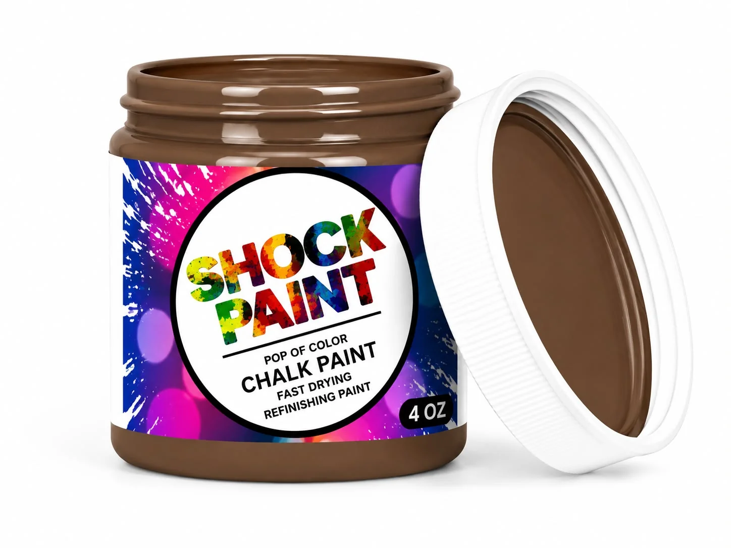 Chocolate Pop of Color Paint | 4oz