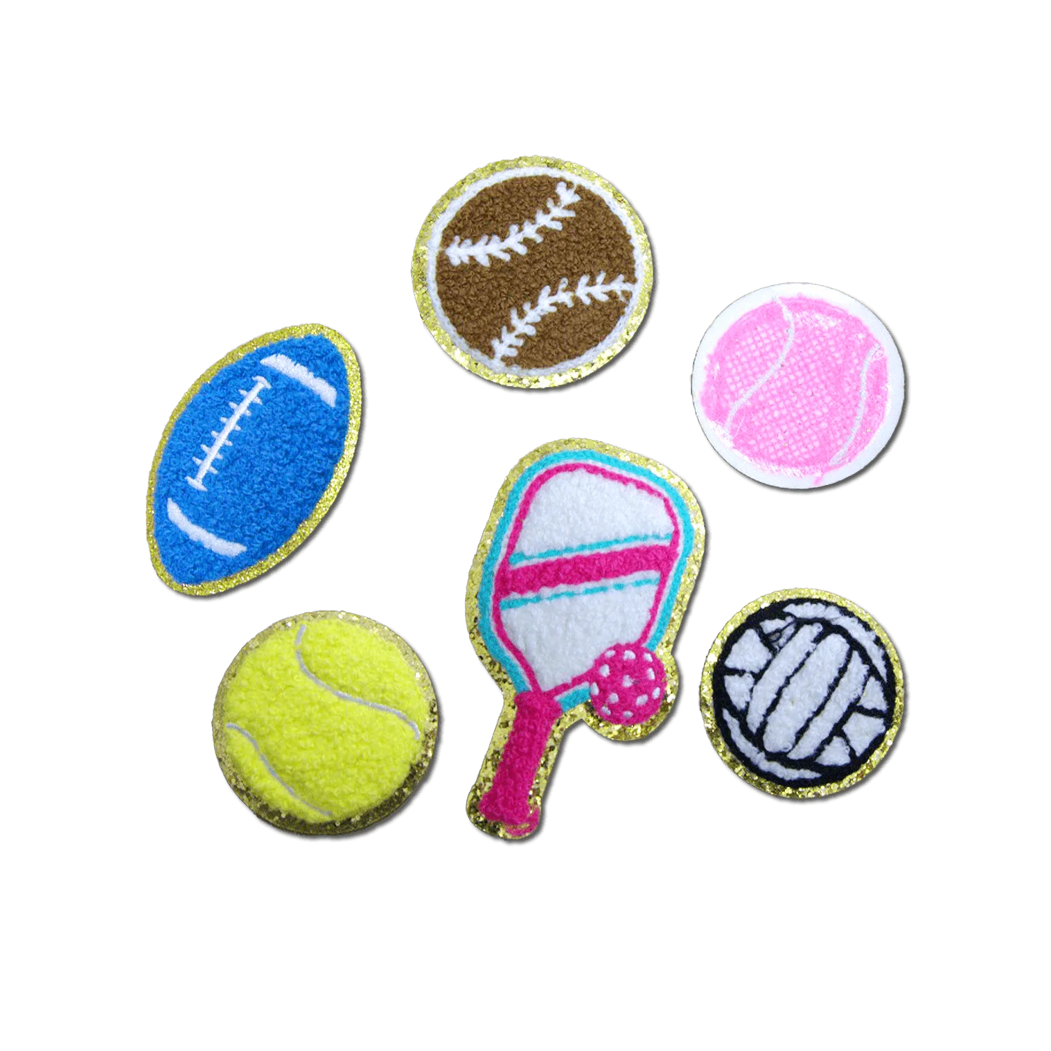 Hat Patches: Variety Balls (6 patches)